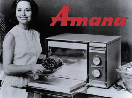 1967 - Amana Introduces the Fist Countertop Microwave Oven