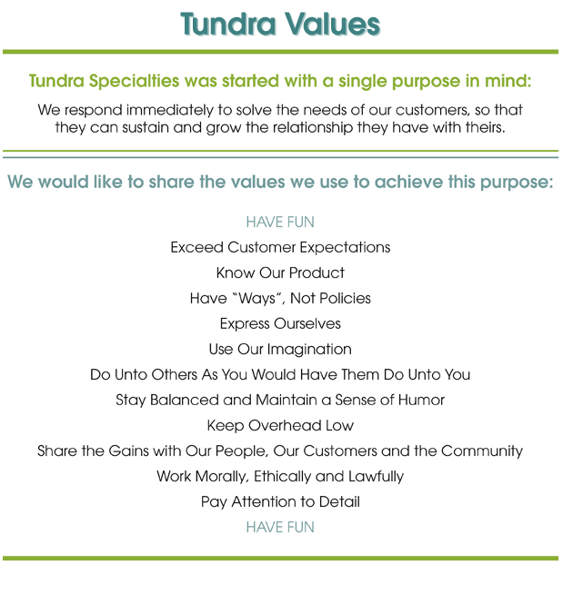Tundra Values