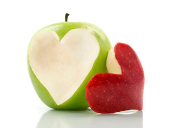Healthy Snack Apple Heart Fruit
