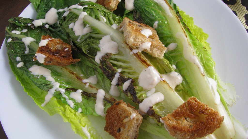 Panini Grilled Caesar Salad