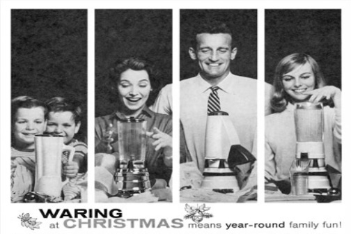 Waring Christmas photo 1946 