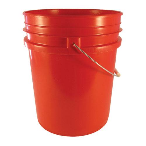 Red food pail